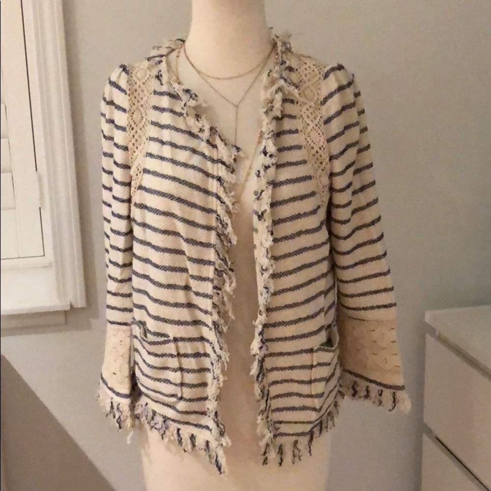 Zara boho fringe jacket